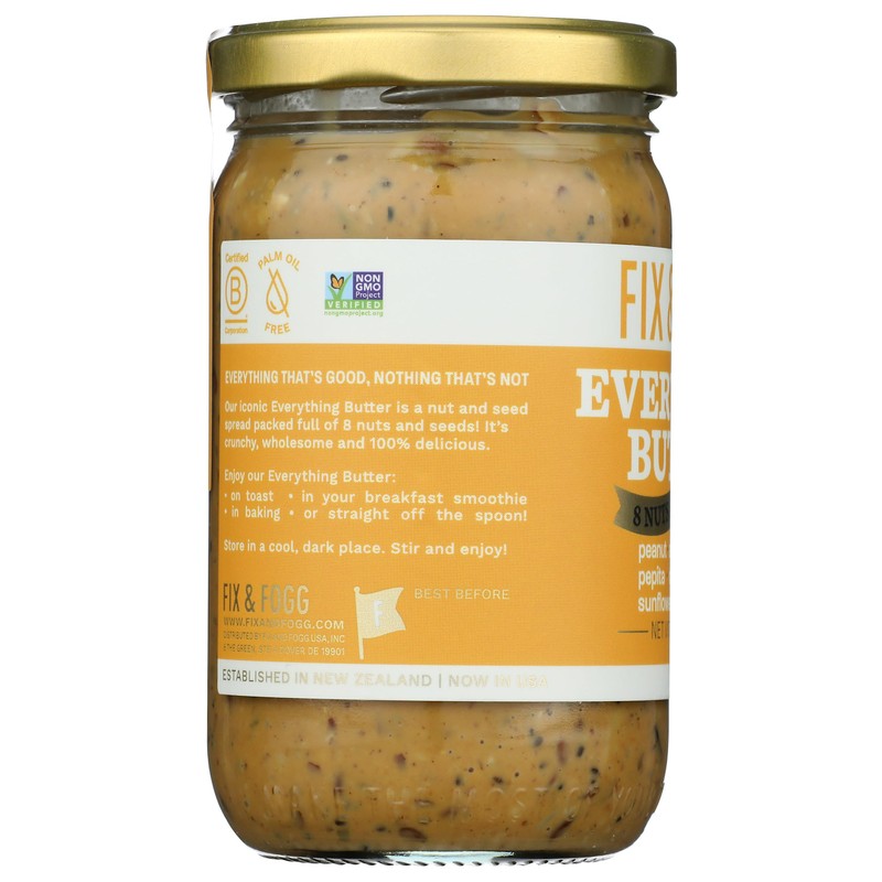 Fix & Fogg Everything Butter, Non GMO, Vegan, 10 Ounces