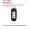 Happyit Zinc Alloy Car Key Cases for Mazda 2 3