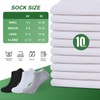 SockWaddles 10 Pairs Bamboo Trainer Socks for Mens Womens and