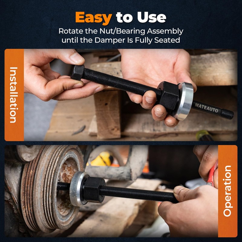 MateAuto 5 Piece Harmonic Balancer Installer Tool Set