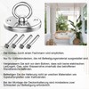 SDLDEER Ceiling Hook, Heavy Duty, Stainless Steel, 500 kg Load