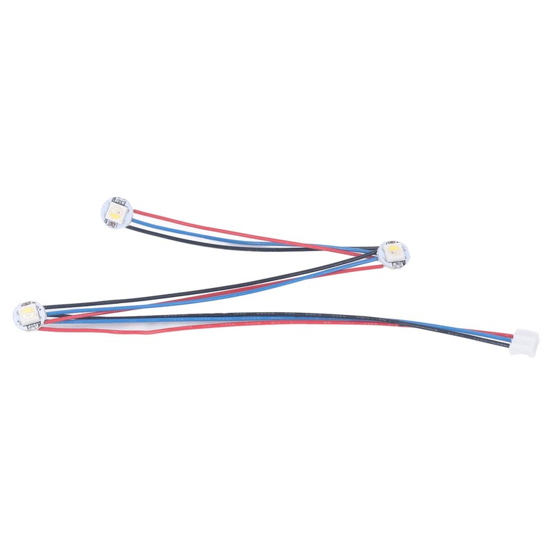 RGBW Mini Button PCB LED with PTFE Cable, Durable, DC5V,