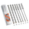 HPMAISON SDS Plus Concrete Drill Bit Set 7-Piece Hammer Drill
