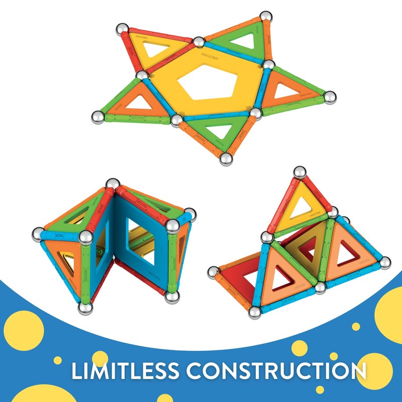 Geomag - Supercolor Magnetic Constructions for Kids, Magnetic Toy, Green