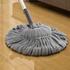 Self Wringing Twist Mop Stainless Steel Fiber Rope Easy Squeeze