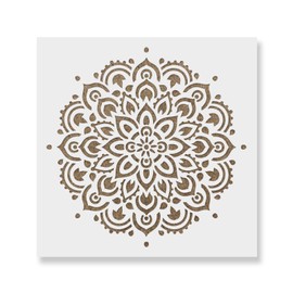 Mandala Stencil Template - Reusable Large or Small Mandala Sizes for Crafts - Perfect Wall Stencils for Home Decor