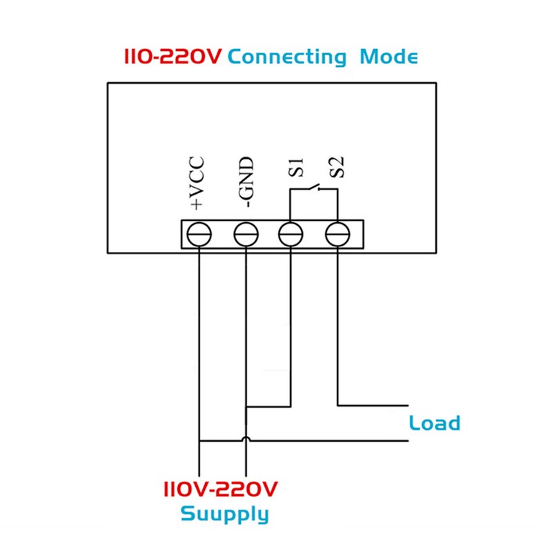 Digital Display Temperature Controller Heating Cooling Temp Control Switch Module