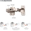 DecoBasics Full Overlay European Soft Close Cabinet Hinges for Kitchen