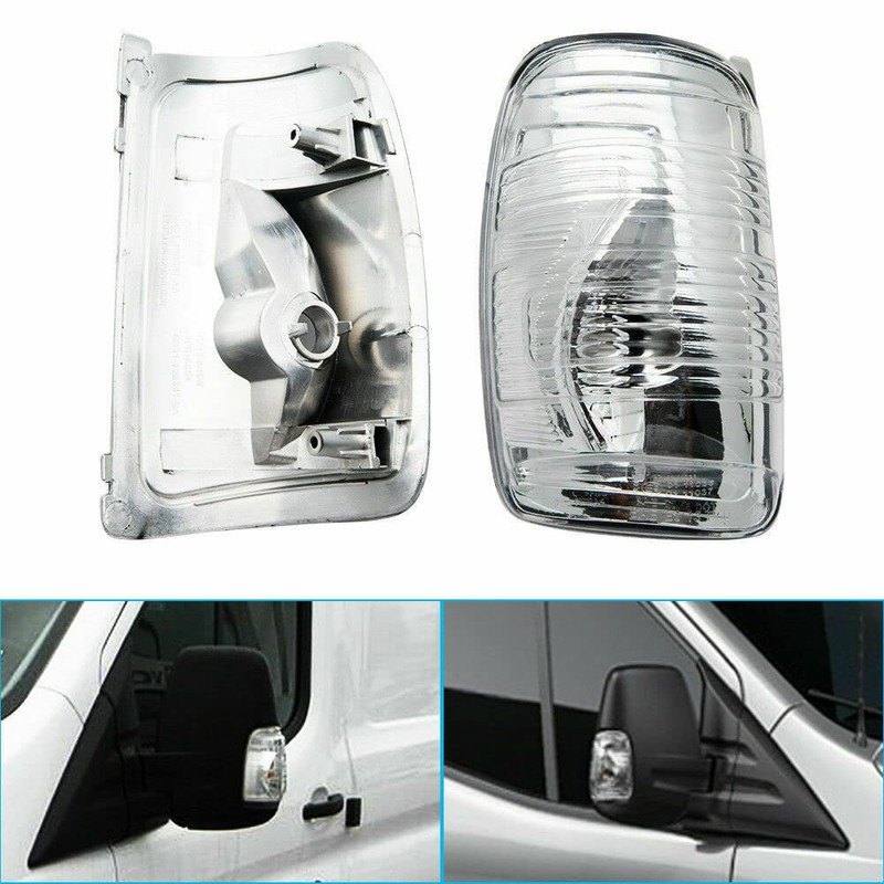 Side Mirror Indicator Light Covers Fit For Ford Transit T150