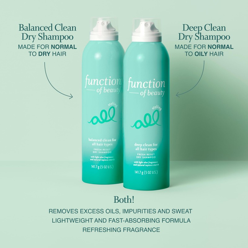 FUNCTION OF BEAUTY Deep Clean Dry Shampoo (5 Oz)