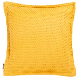 SAFAVIEH Home Collection Lucina Yellow 18-inch Square Decorative Accent Throw Pillow (Insert Included) PLS6536A-1818