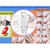 French Nails Stamp Nail Stencils Set, 5 Star Moon Flowers