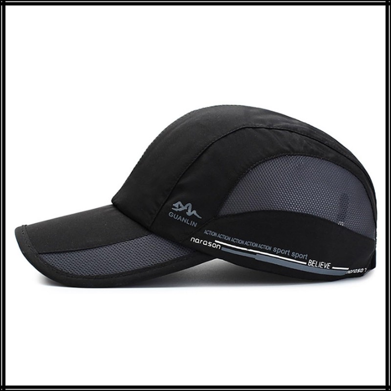 White Fang CA996 Hat, Sports, Brim Cap, Mesh, Stylish, Running,