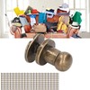 200 Sets Chicago Screws Round Head Rivets 7x5mm DIY Handcraft