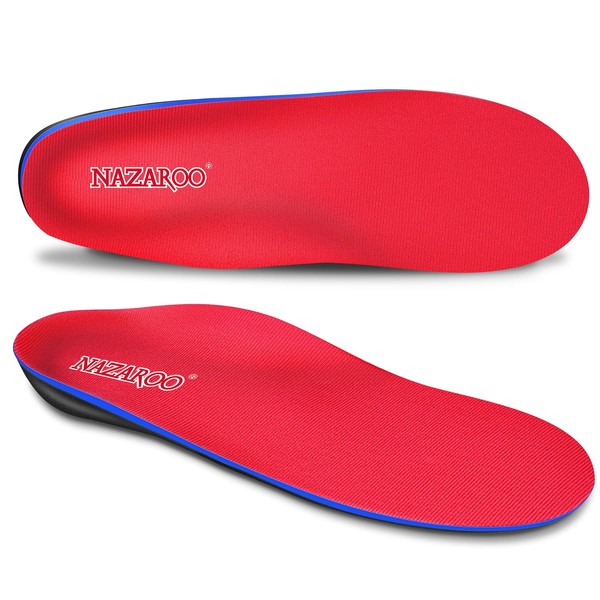 Shoe Insoles Arch Support Inserts Orthotic Insoles for Plantar Fasciitis, Flat Feet, High Arch, Pronation, Heel Spurs & Foot Pain