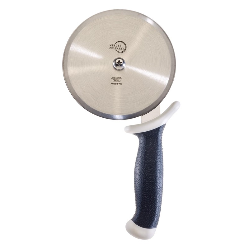 Mercer Culinary Millennia Pizza Cutter with White Handle, 5 Inch