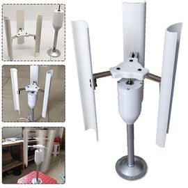 Mini Vertical Axis Wind Turbines Model, 3 Phase Magnet Generator Physical Power Generation Principle Teaching Model
