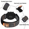 ANNEFIT Watch Band 16mm, Denim Fabric Quick Release Watch Strap