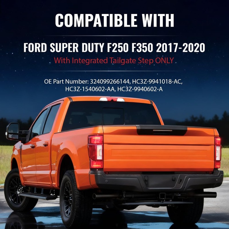 G-PLUS Complete Tailgate Cap Molding Kit Compatible with 2017-2020 Ford