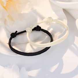 Couples Bracelets Matching Bracelets for Couples Braided String Bracelets To My Love Valentines Bracelets Valentines Day Gift Couples Gifts