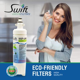 Swift Green Filters SGF-LA07 (2 Pack) LT700-P, 04609690000, 09690, 46-9690, ADQ36006102, ADQ36006101 LG Replacement Water Filter, 2 Count, white