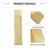 youthua Recessed Finger Flush Pulls with Edge Pull, Sliding Barn