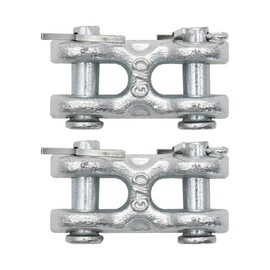 2Pack Safety Chain Repair Link 1/4 Inch - 5/16 Inch Twin Link Clevis 3900 WLL