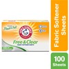 Arm & Hammer Fabric Softener Sheets, Free of Perfumes and