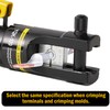 Cable Lug Crimping Tool, 8 AWG to 250 MCM Hydraulic