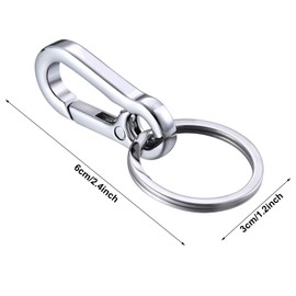 Metal Carabiner Clip Keyring Keychain for Tile/Tile (Gen 2)/ Key Finder