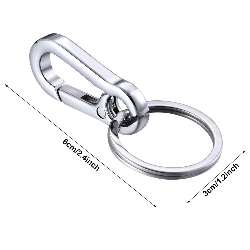 Metal Carabiner Clip Keyring Keychain for Tile/Tile (Gen 2)/ Key