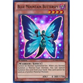 YU-GI-OH! - Blue Mountain Butterspy (NUMH-EN012) - Number Hunters - 1st Edition - Super Rare