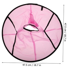 WOONEKY Haircutting Gown Kids Haircut Cape Haircutting Cloth Salon Barber Cape Shawl Kids Hair Cutting Cloak Shampoo Cape Hair Coloring Capes Make up Pink Haircut Set Toddler