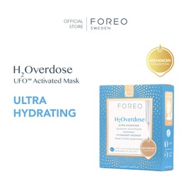 FOREO - Máscara activada por Ufo (6 unidades), H2Overdose, 1 pieza