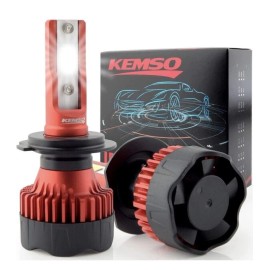 Kemso H7 LED Headlight Bulb Kit, KEMSO, 6500/16000 Lumens Super White Conversion Kit
