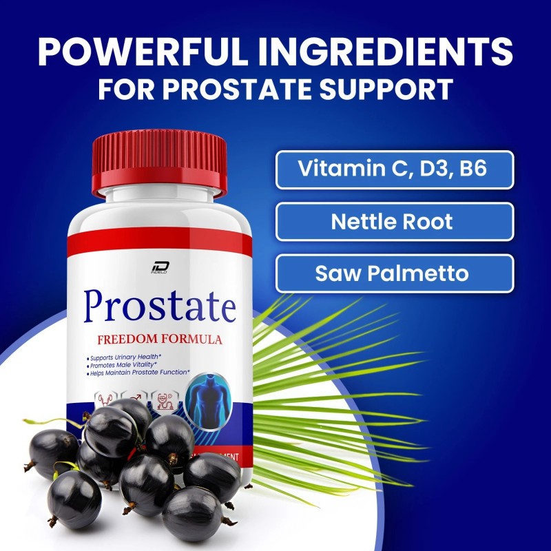 Prostate Freedom (5 Pack) Prostate Freedom Supplement for Men –