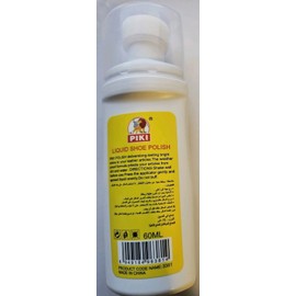 PIPI Piki Liquid Shoe Polish Color NEUTRAL, Gloss Shiny Wax, 60ml