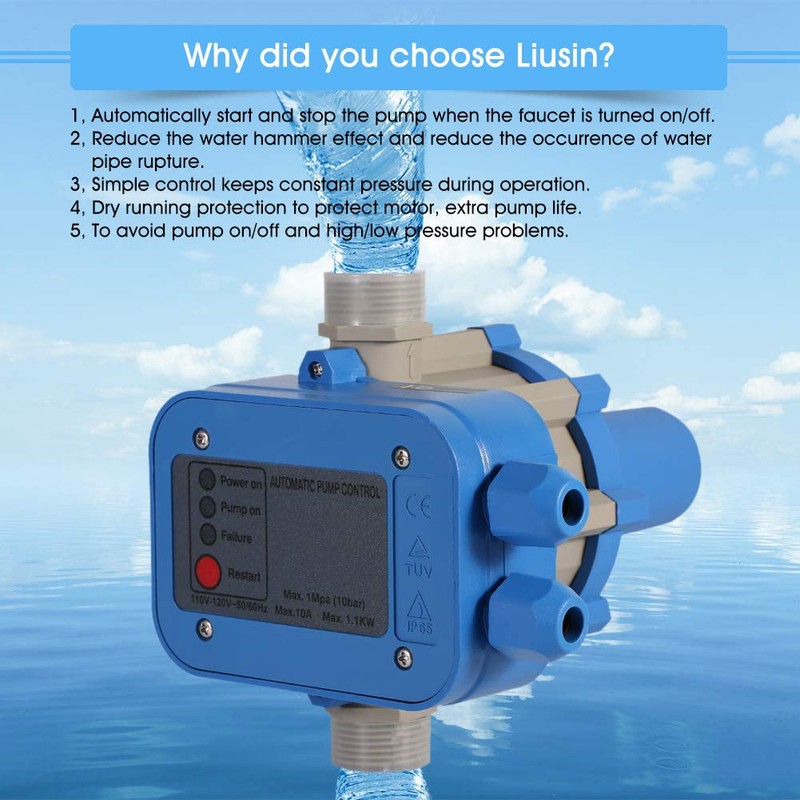 Water Pump Pressure Controller for Water Pump - Automatic Pump