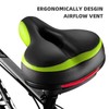 Roguoo Bike Seat, Most Comfortable Bicycle Seat Dual Shock Absorbing