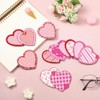 240Pcs Heart Sticky Notes, Pink Red Sticky Tabs, Self-Stick Pads,
