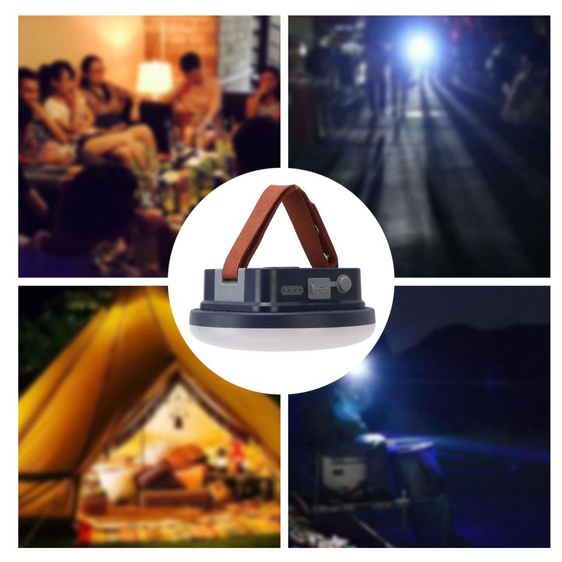 Magnetic Tent Light IP55 Waterproof 1600lm 8400mAh Dimmable Dual Color