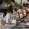 TECHLONG Flameless Candles Battery Operated with Remote Timer, 3D Moving