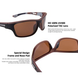 FEISEDY Polarized Outdoor Sports Sunglasses for Men Dust Driving Fishing Sun Glasses UV Protection B2726