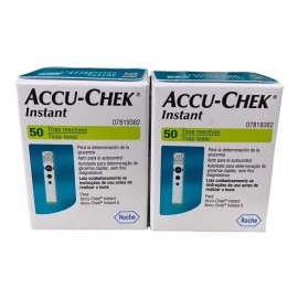 📦🔬 Accu-Chek Instant – 100 Tiras Reactivas para Glucómetro 💉✨