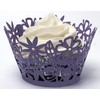 PME Mauve Floral Cupcake Wrappers, Pack of 12