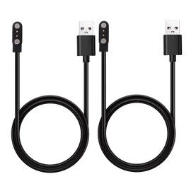 Xininyia 2-Pack Compatible with Pautios EW1 Smart Watch Charger Magnetic USB Charging Cable Cord