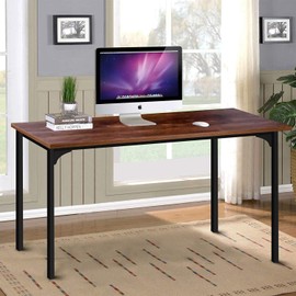YSSOA 47 Inch Home Office Computer Desk for Working, Studying, Writing or Gaming, Wood (47 Inch Computer Desk)