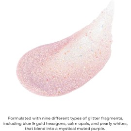 glow shattered glass glitter #unknown : Hypoallergenic, Vegan-Friendly, Liquid-type glitter eyeshadow that shimmers like shattered glass in every angle, 0.1 oz