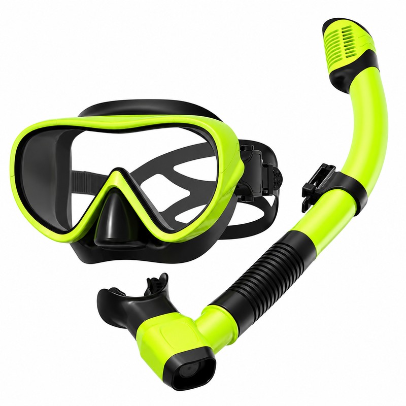 Kids Full-Vision Swim Mask for Pool Practice – Anti-Fog Polycarbonate