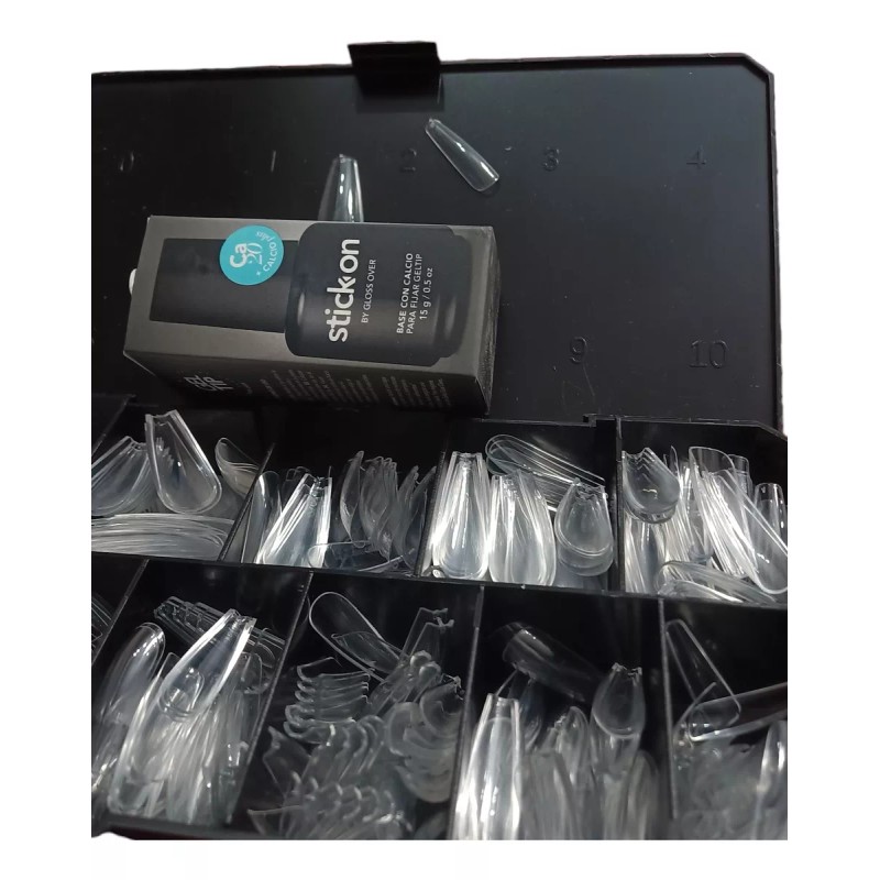 Gloss Over Tips Para Uña Y Base Con Calcio Forma